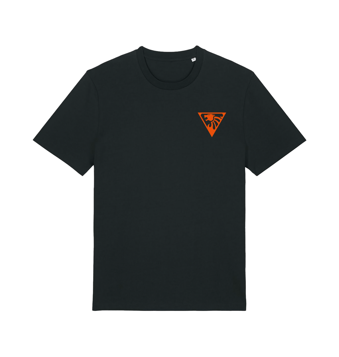 Black Printed T-shirt Front